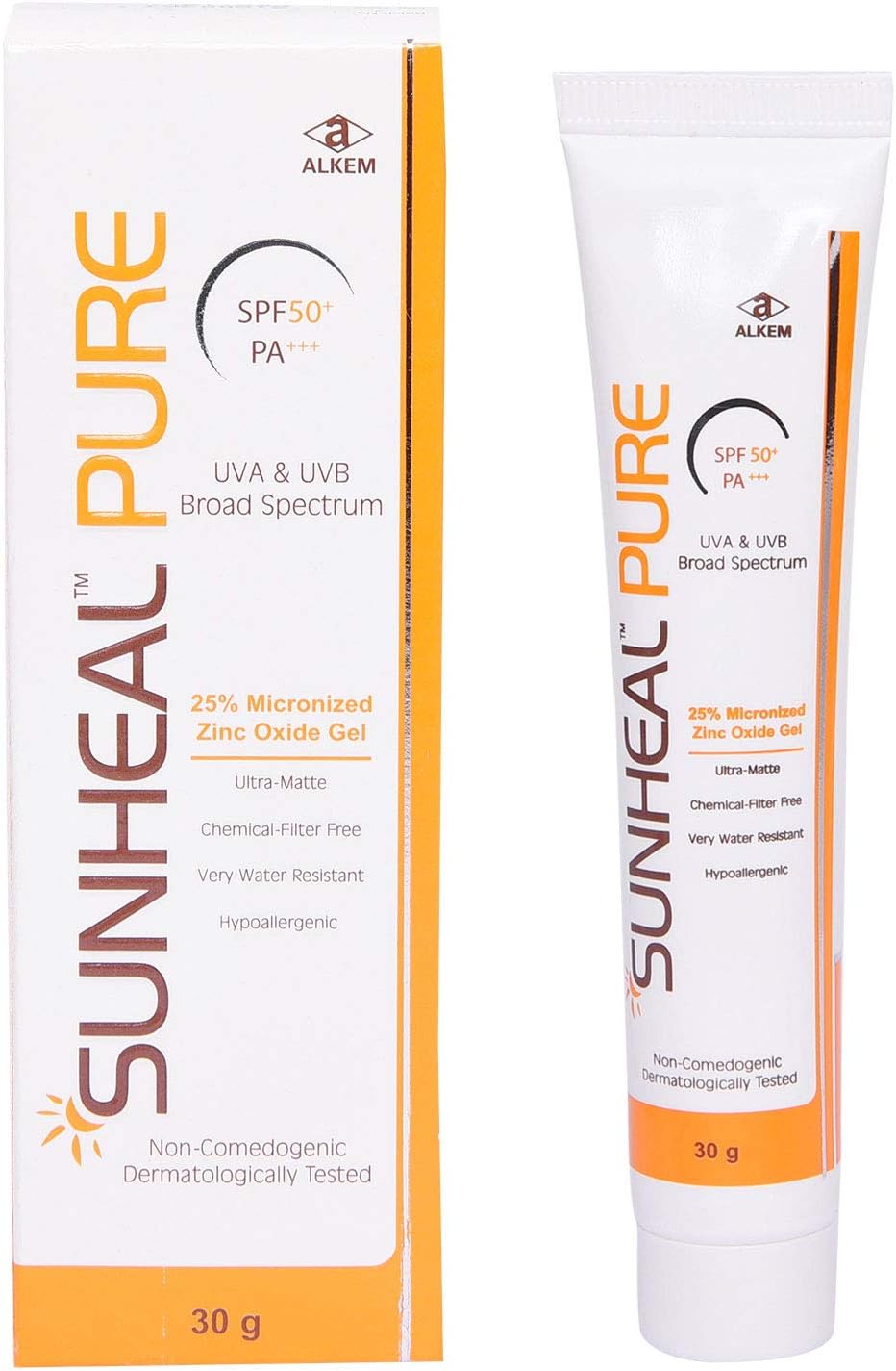 ALKEM Sunheal Pure Spf 50+Pa++, All Skin Type - 30 G