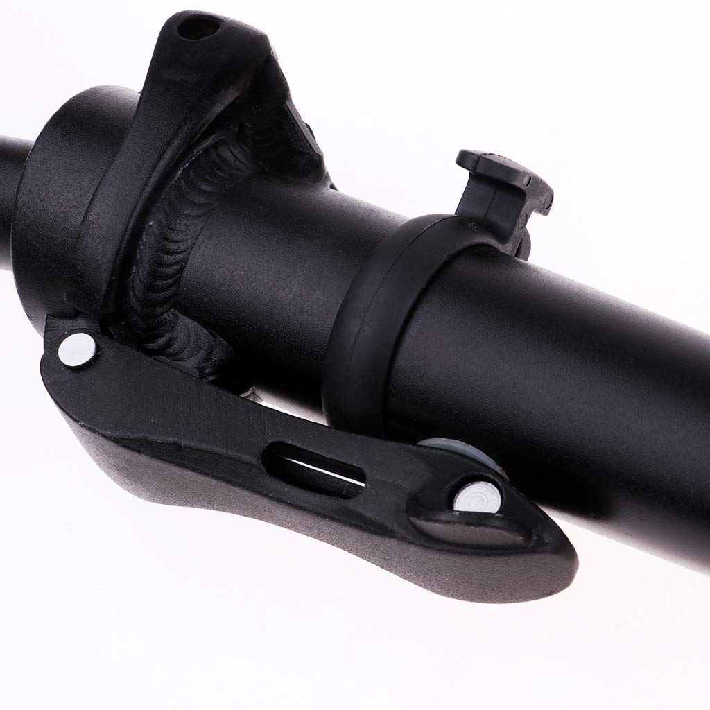 P Prettyia Manubrio Canotto Bicicletta Pieghevole A Sgancio Rapido Regolare Accessori Sportivo - Nero