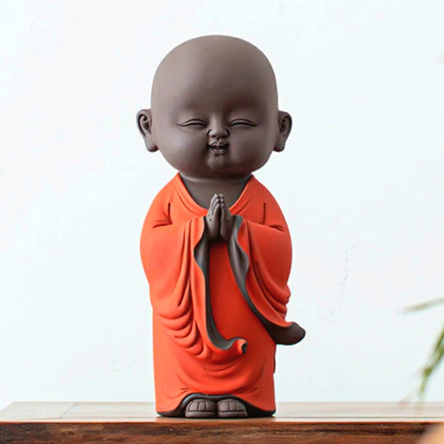 Buy ELITEWAVE Namaste Buddha Monk Statue for Home Decor 25 CM Showpiece