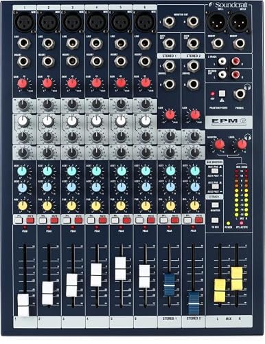 Soundcraft EPM6 8-channel Analog Mixer