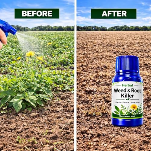 Image of Weed and Root 100ml Ready to Use - Fast Acting Deep Penetrating Weed Remover - Kills Weeds from Root for Garden, Lawn, Driveway, Pathways (1)