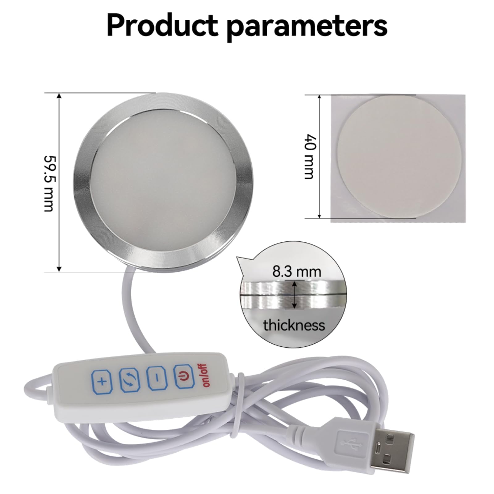Lot de 12 lampes LED pour imprimante 3D 001 3 couleurs DIY Kit d'éclairage pour laboratoire Bambu