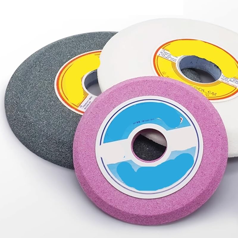 Double Single Beveled Edge Grinding Wheel, Big Abrasive Disc for Saw Blade Serrated Band Grit 46~120 1pcs(D-W-250x18x32 G60)