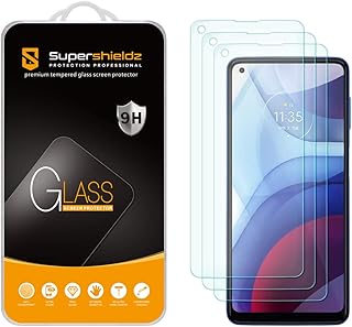 Supershieldz (3 Pack) Designed for Motorola Moto G Power (2021) [Not Fit for 2020/2022 Version] Tempered Glass Screen Protector, Anti Scratch, Bubble Free