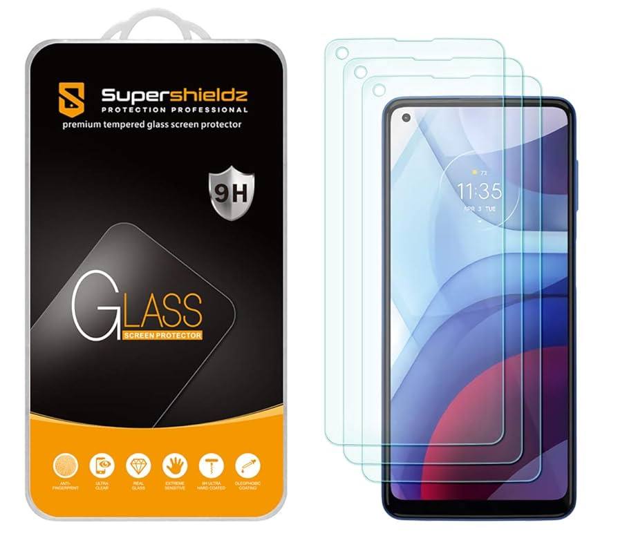 スクリーンプロテクター Motorola Amazon.com: Supershieldz (3 Pack) Designed for Motorola Moto