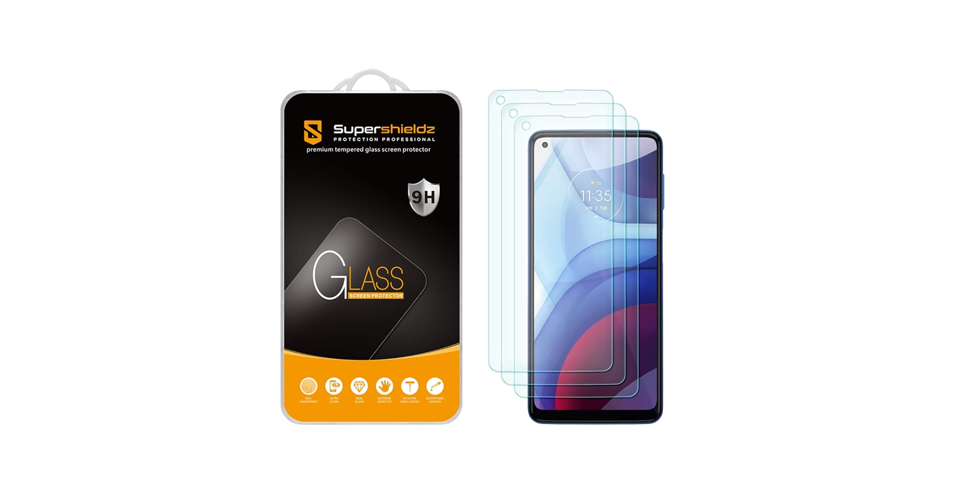 スクリーンプロテクター Motorola Amazon.com: Supershieldz (3 Pack) Designed for Motorola Moto