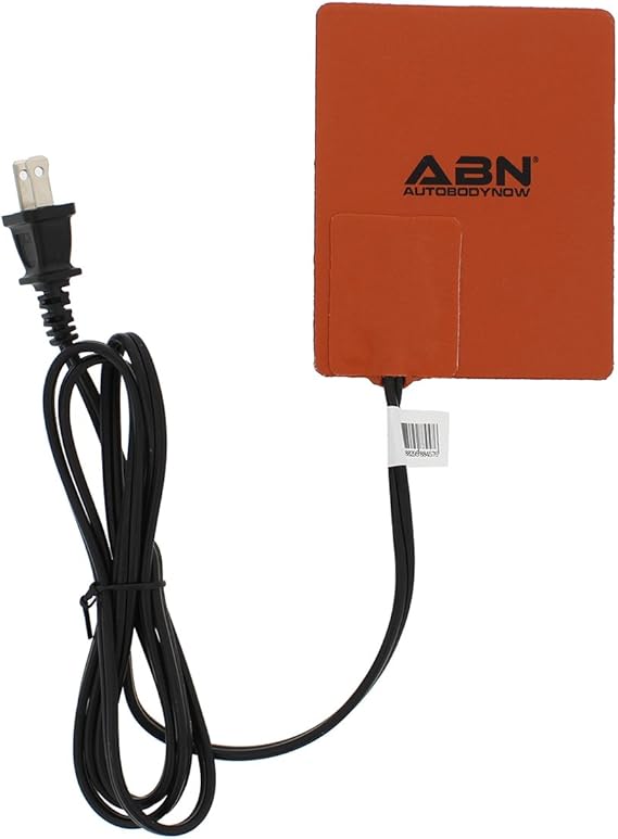 ABN Silicone Heating Pad 120V 4 x 5 Inch Universal Engine Heater Car