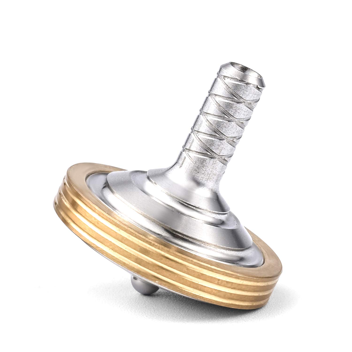 Joytech Spinning Top Precision Gyroscope Kill Time Metal Balance Toy Stainless Steel T006