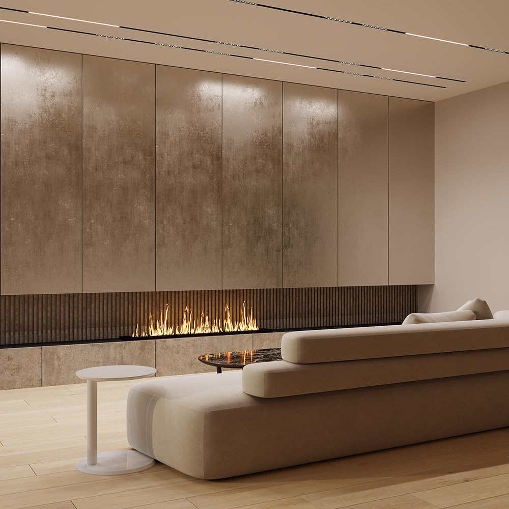 Maytoni Moderne Langfeldleuchte für Magnetschienensystem Exility Points LED incl. Schwarz aus Aluminum Energieeffizient 12W für Küche, Schlafzimmer, Wohnzimmer, Esszimmer, Lobby