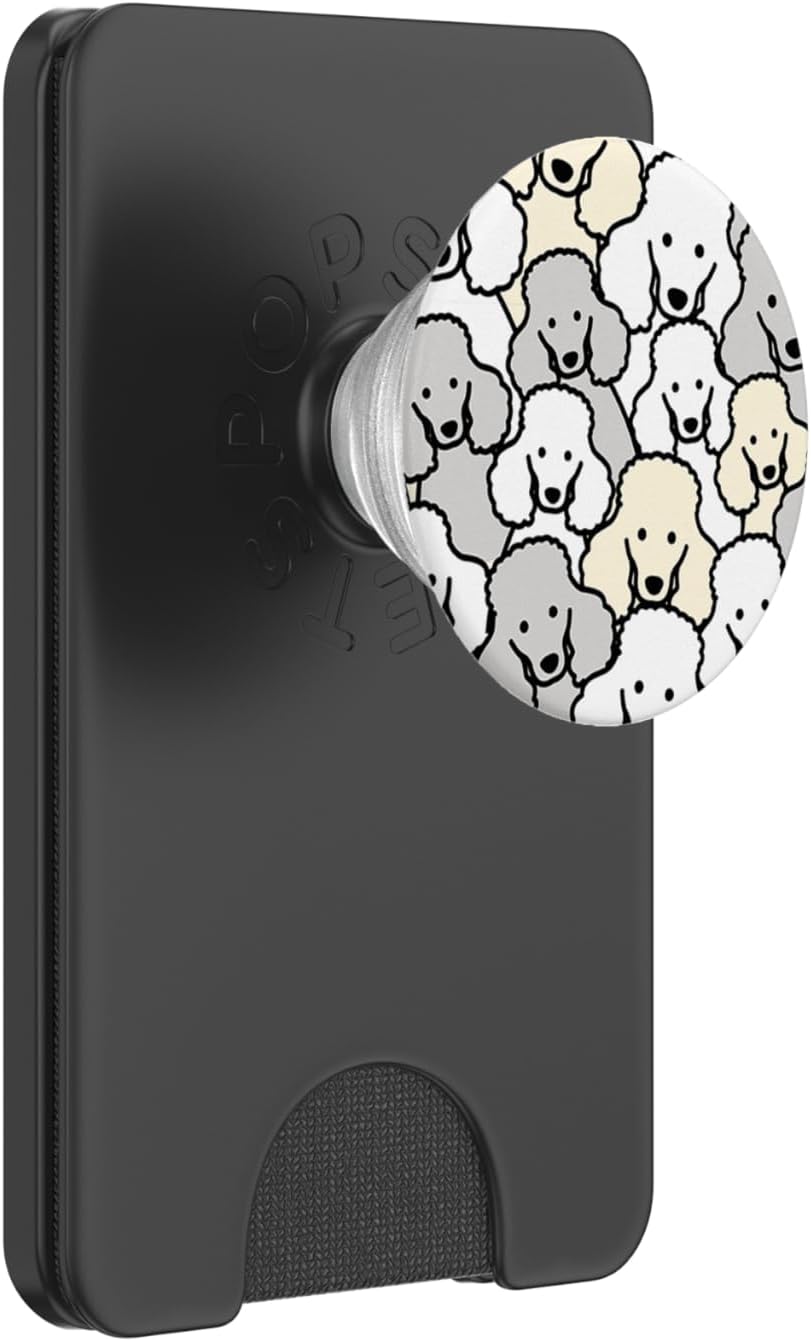 Lots And Lots Of Poodles - Dog Lovers PopSockets PopWallet for MagSafe