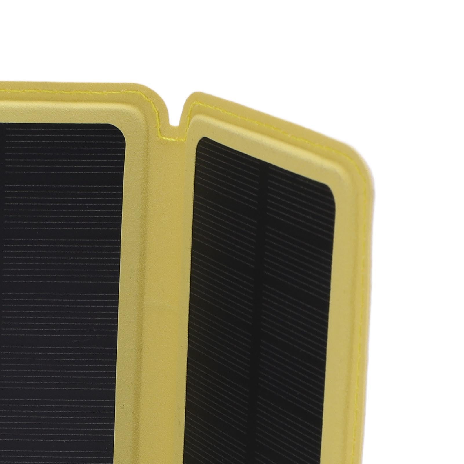 Banco de Energía Solar Cargador Portátil con Panel Solar Monocristalino Plegable de 3 Partes 30W Carga Rápida Puerto Dual Tipo C para Teléfono Tableta Camping