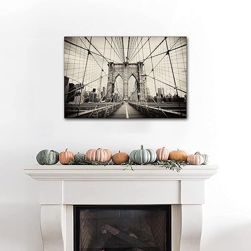 Vista 42 de 1 lienzo decorativo para pared, ferrocarril a través del bosque de pinos con niebla, decoración moderna para el hogar, sala de estar, arte de pared