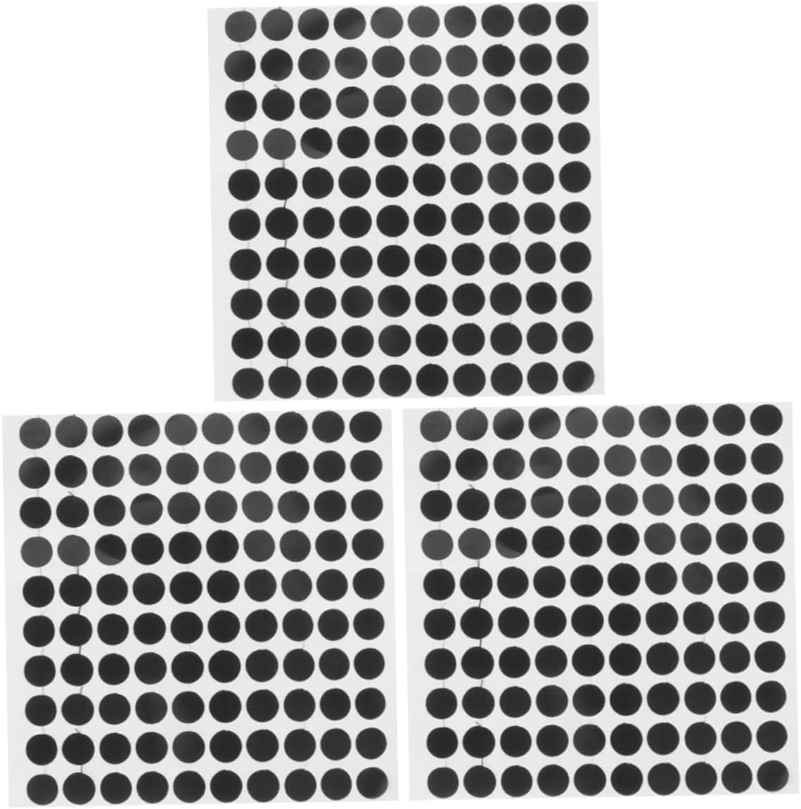 TOYANDONA 9sheets Pool Table Marker Dots Black Snooker Spots Easy Use Adhesive Stickers for Billiards and for and Home Use