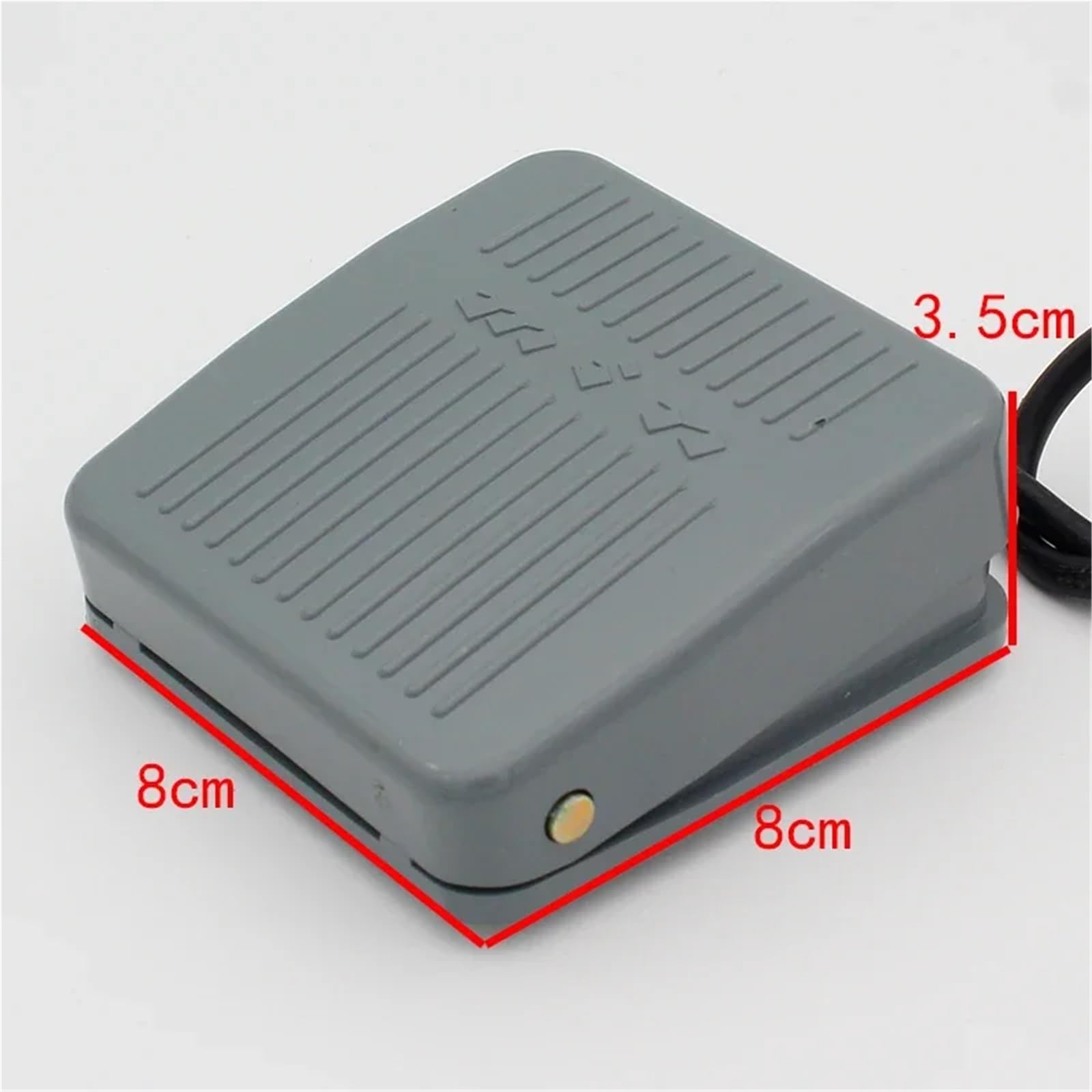 Interruptor de pie Pedal de Control momentáneo SPDT de 0 a 400 V, Gris, 1 Unidad