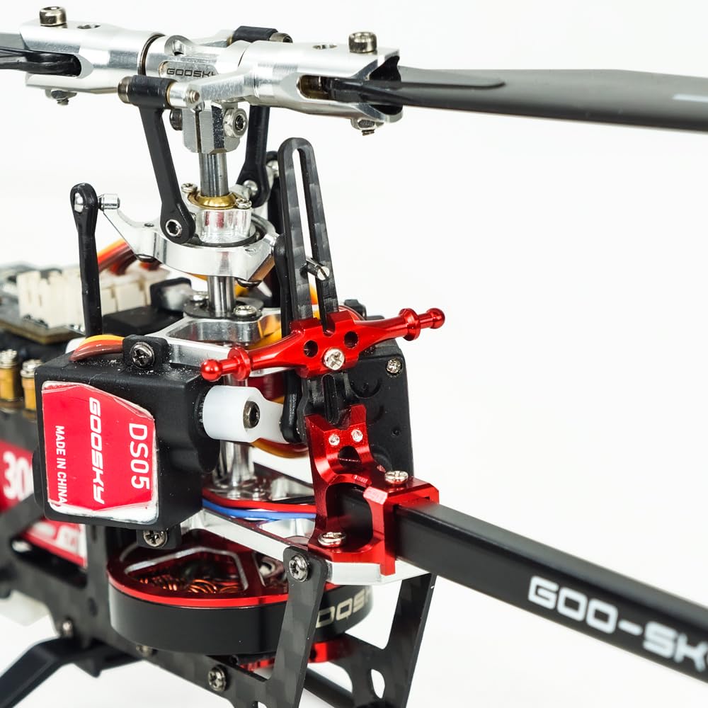 MICROHELI Anti-Rotation Guide W/Canopy Mount and Tail Boom Mount (Gold) - GOOSKY S1