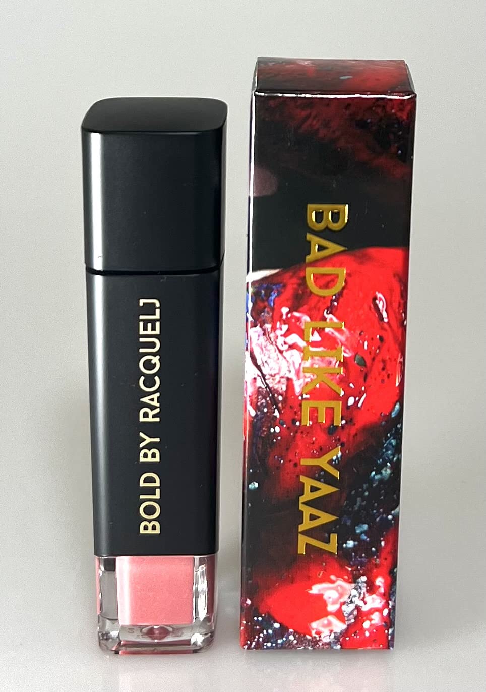 Highly Pigmented Soft Pink Lip Gloss | Ultra Hi Beam Gloss Effect, Hydrating, Non-Sticky, Long Lasting, Shimmery Finish, Cruelty Free - Bad Like Yaaz Collection (Silky Becca)