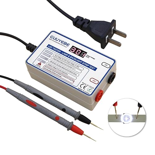 Probador LED, probador de retroiluminación de TV para reparación de cuentas de lámpara, voltaje de salida de 0-300 V 30 mA para reemplazo de tiras y