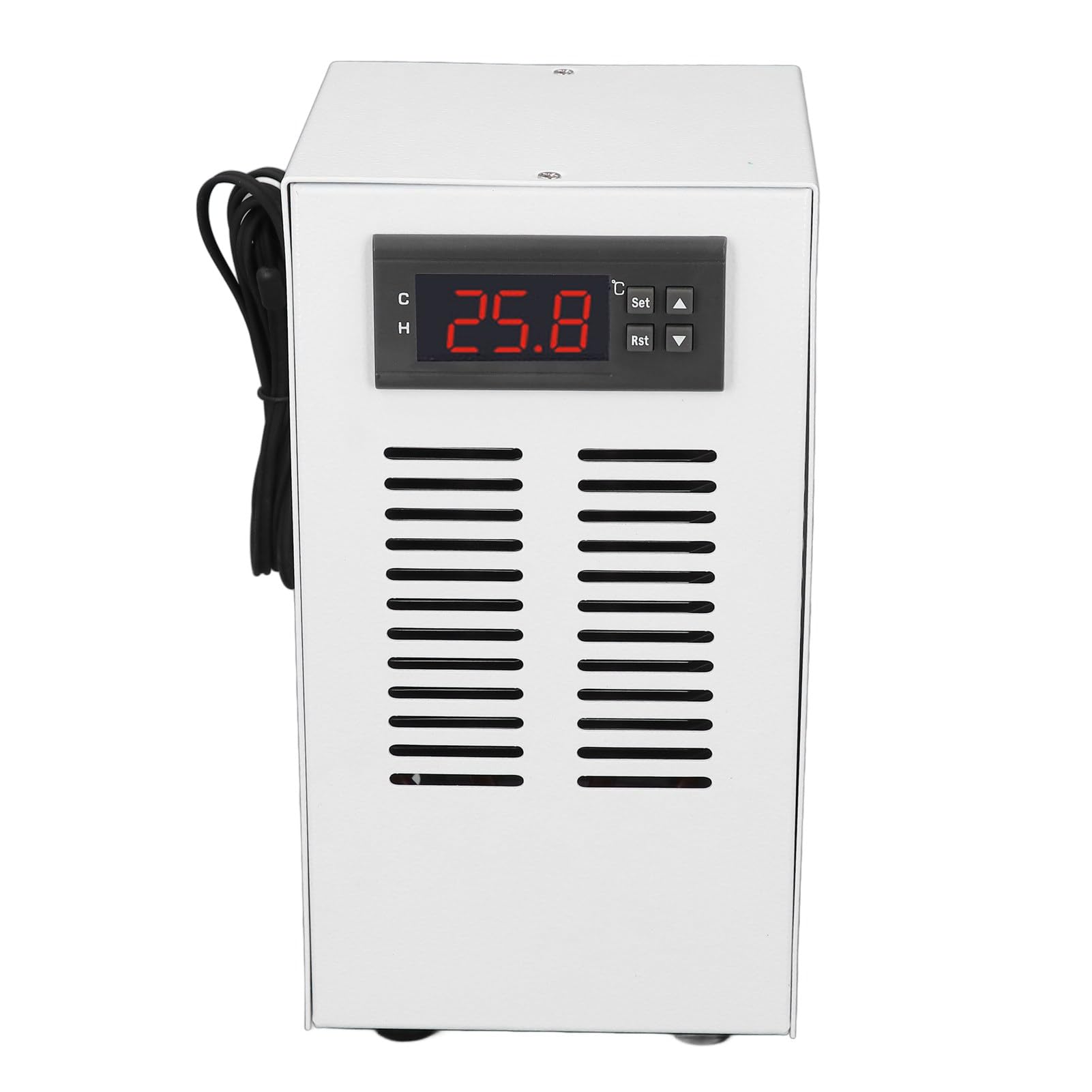 FTVOGUE Enfriador de Tanque de Agua, 72W, Refrigeración Constante, Controlador de Temperatura de Acuario de 20L para Funcionamiento Silencioso, Refrigeración Electrónica Rápida (Enchufe