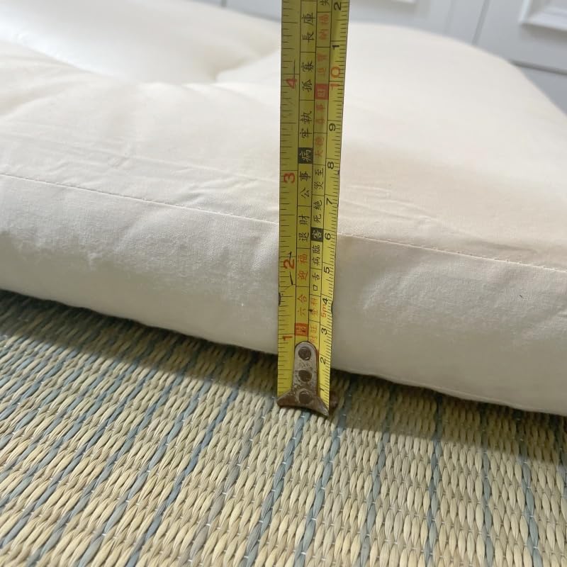 Ultimative japanische Futon-Matratze, Premium-Shikibuton-Bodenmatratze für bequemen und stützenden Schlaf, traditionelles Tatami-Bett mit Bio-Baumwoll-Füllung, faltbar, platzsparendes Design (70 x 200