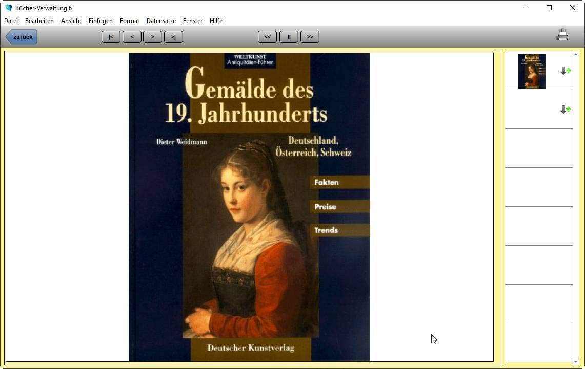 GS Bücher-Verwaltung 6 - Software zur Verwaltung Ihrer Büchersammlung - Datenbank Programm zur Bücherverwaltung