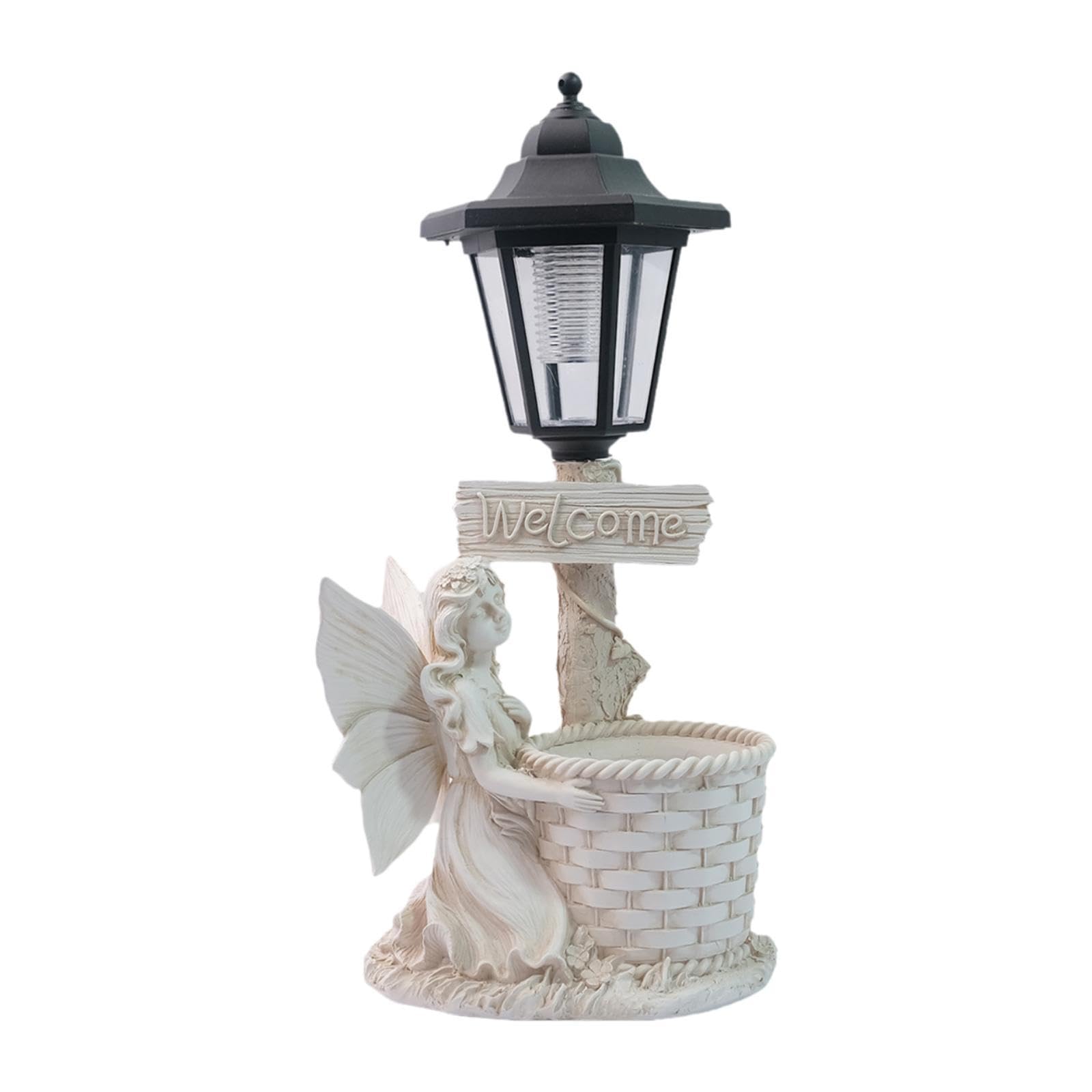 Figurine de Jardin Lumineuse Blanche pour Aménagement Paysager