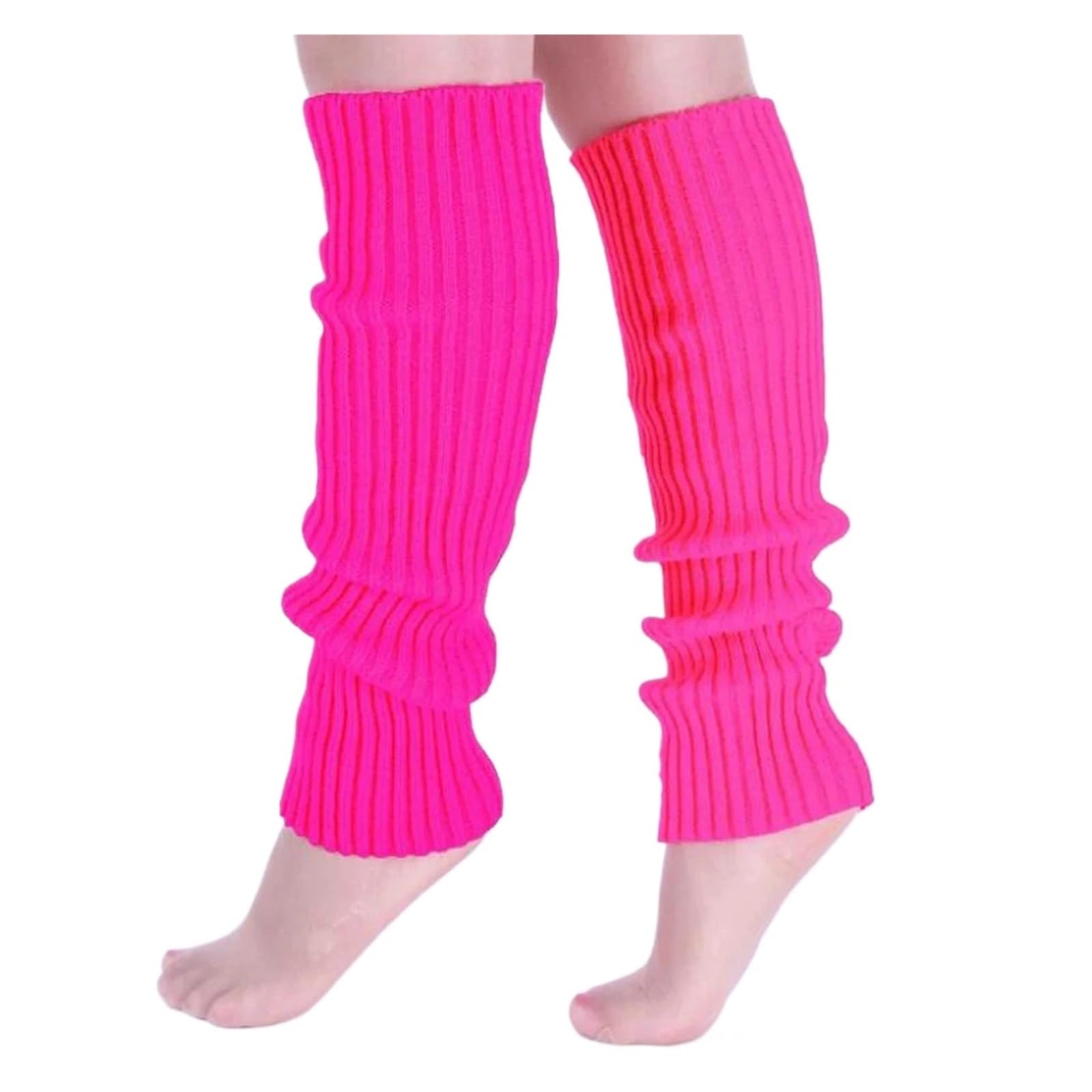 3 Pcs Womens Autumn Long Knitted Foot Cover Leg Breathable Warmers Winter Protector Stocking Legging Ladies Striped Warmersocks