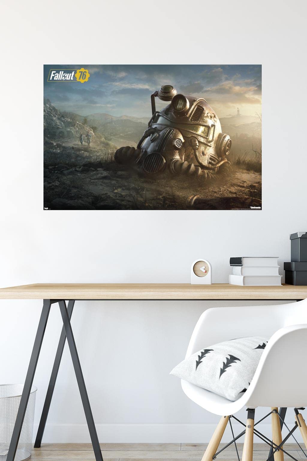 Amazon.com: Fallout: 76 - Helmet Key Art Wall Poster, 34L