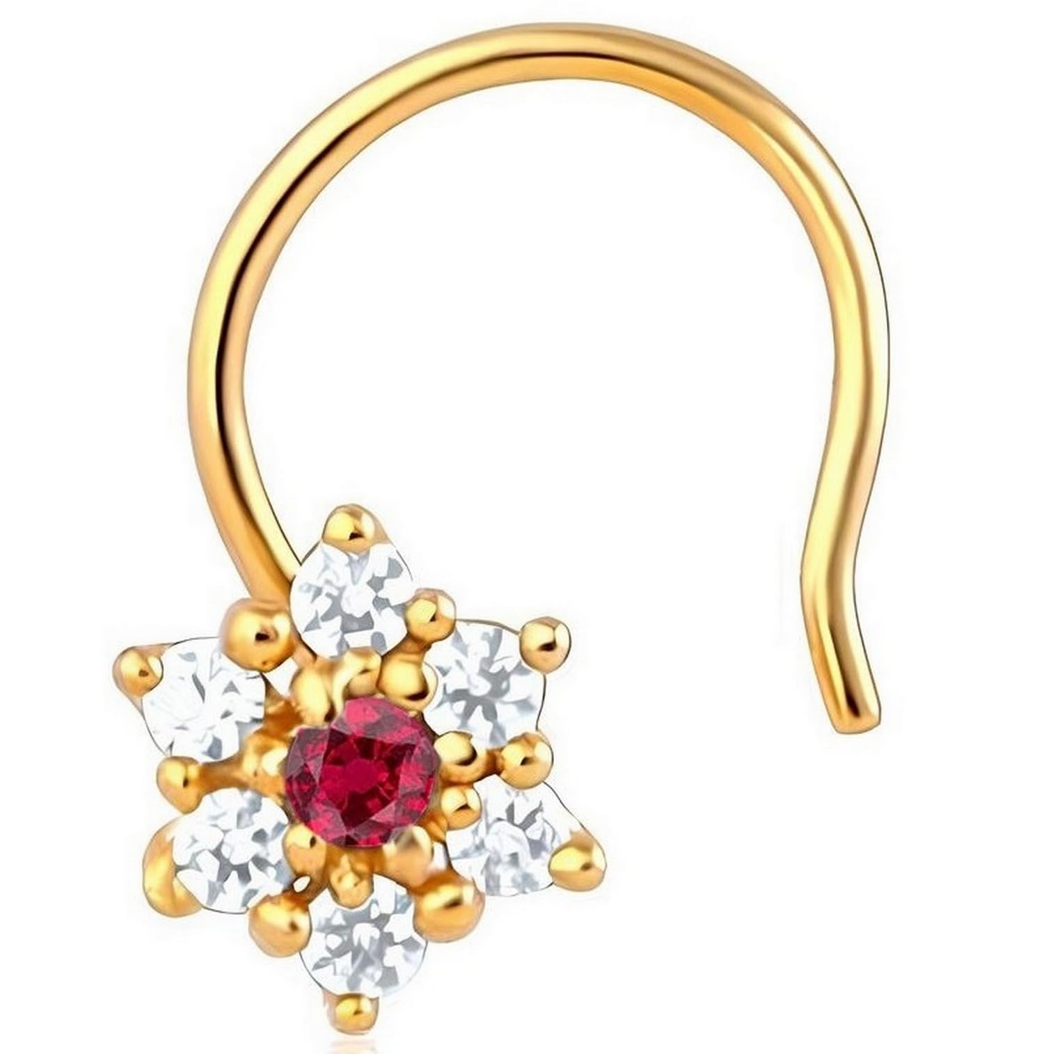 See full amazon price history chart for VAMA FASHIONS Traditional Piercing Ruby Stone Jewelry Pierced Nosepin Gold Plated Floral Design Piercing Nose Ring For For Women VAMA FASHIONS Traditional Piercing Ruby Stone Jewelry Pierced Nosepin Gold Plated Floral Design Piercing Nose Ring For For Women (B0DDCCZB12) Amazon Price History, Amazon Price Tracker