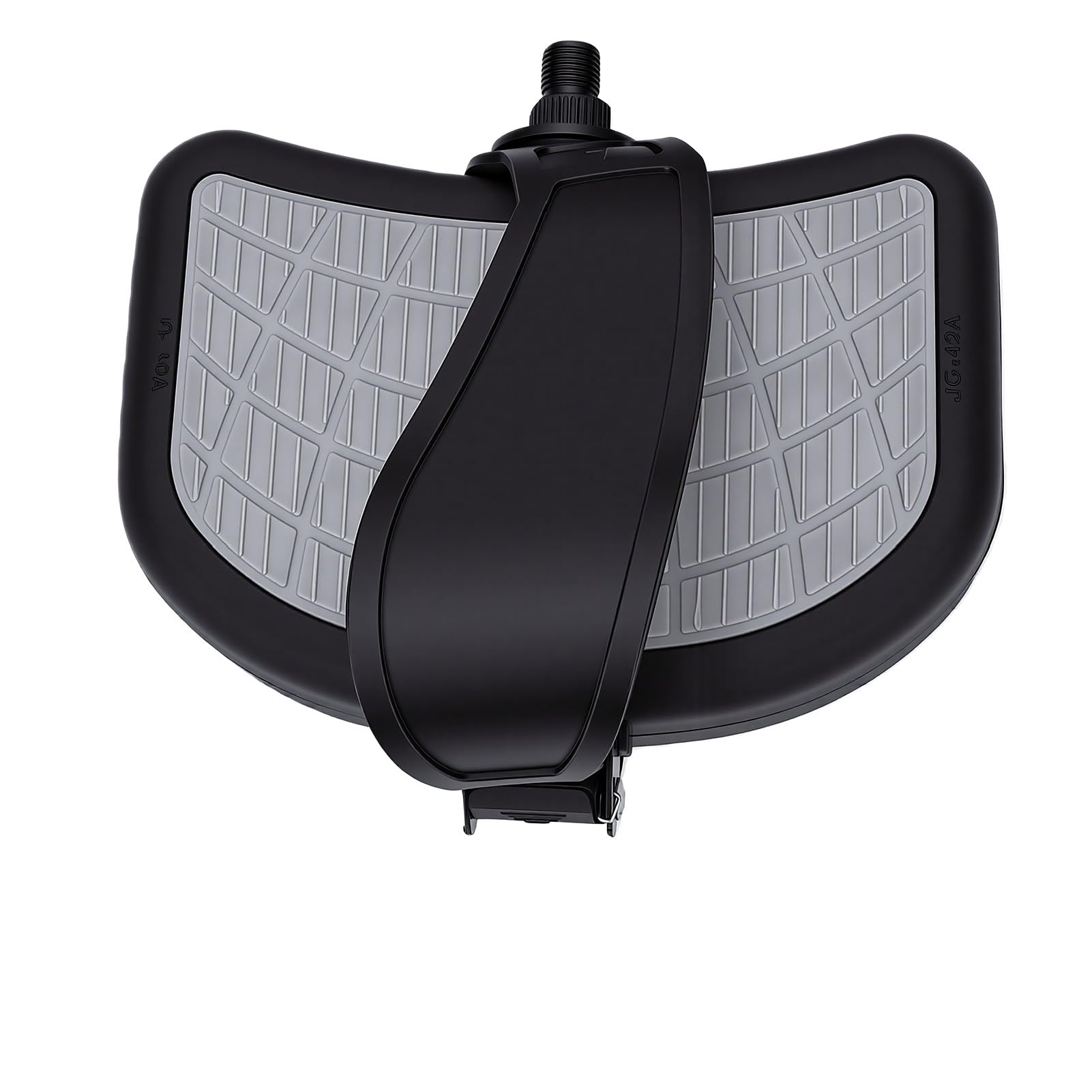 Ejoyous Pedal de Bicicleta Estática Ajustable, Pedales de Bicicleta Estática de PVC PP con Correa Ajustable y Superficie Texturizada Antideslizante, Paquete de 2 para Usuarios de Bicicletas Estáticas