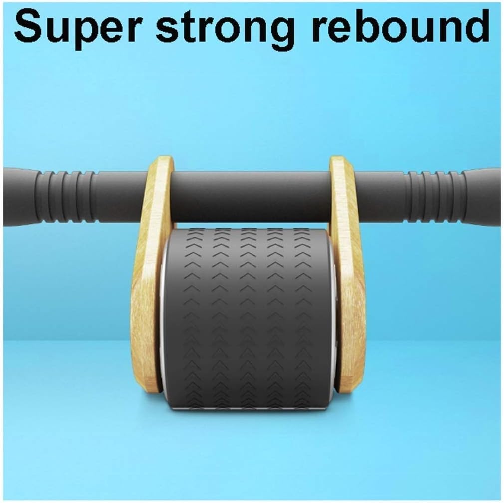 Abdominal Muscle Wheel - Roller, Home Abdominal Exercise Equipment Core Workout Machine Wider Roller Wheel with Resistant Band