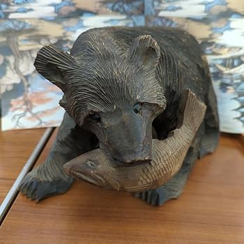 Amazon.co.jp: 木彫り熊 白光作 : ホーム＆キッチン