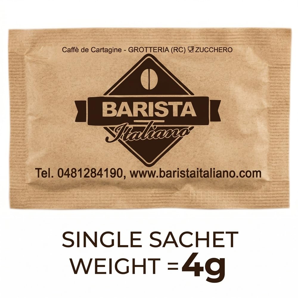 Barista Italiano Azúcar Moreno 400 Sobres 4g Café