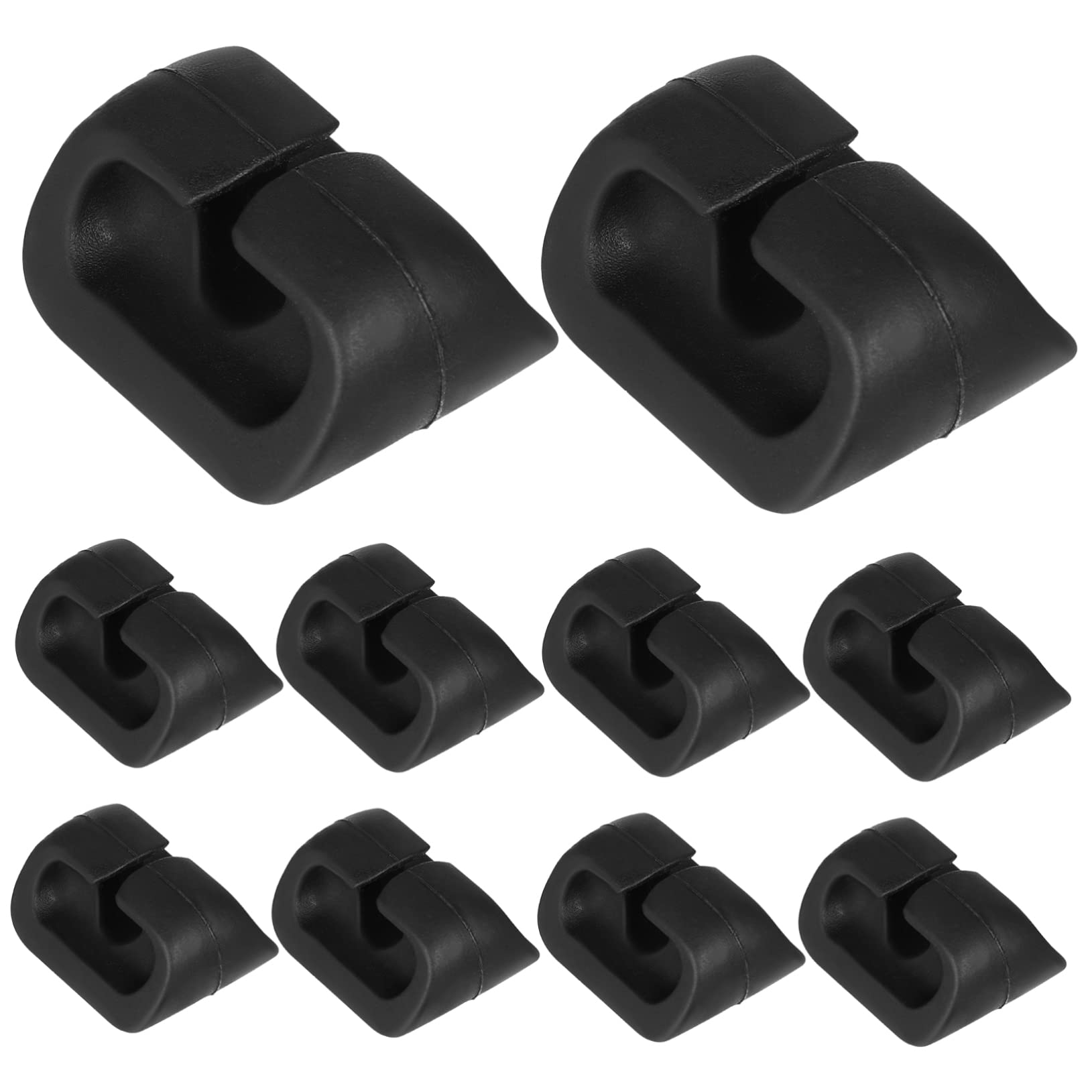 Hemobllo 5 Juegos De Clips Magnéticos Para Cables Organizadores De Cables Adhesivos Para Escritorio Mesa Hogar Y Oficina 12 Unidades X 5