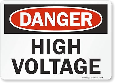 SmartSign - U1-1013-ND_7x5 Adhesive Vinyl OSHA Safety Sign, Legend