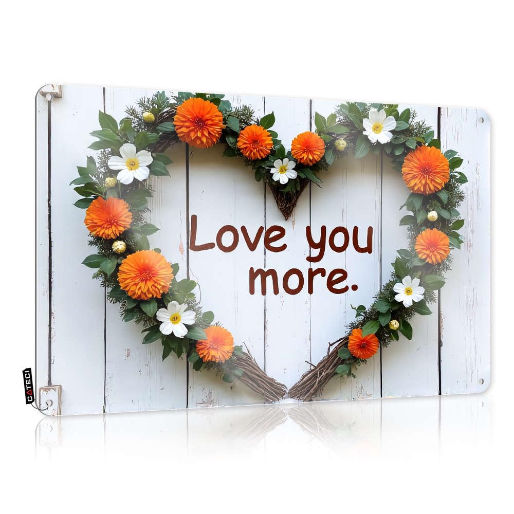 Antique Plaque, Decore Private Love You More. | Farmhouse Bathroom Decor(30X40CM)