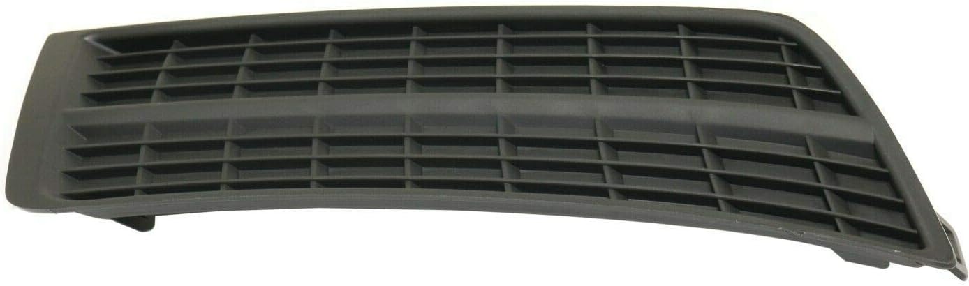 DAT AUTO PARTS Front Right Passenger Side Bumper Insert Fog Light Cover Lamp Hole Grille Molding Trim Replacement For 2010-2016 Cadillac SRX Black Textured Plastic GM1039126 25778387