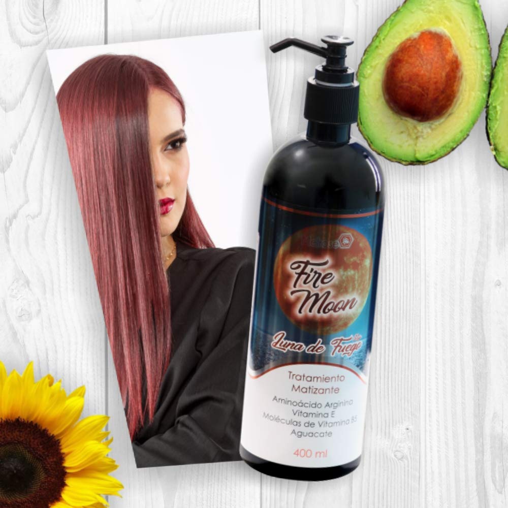 Melrose LUNA DE FUEGO Tratamiento Matizante SIN SAL tono rojo : Beauty & Personal Care