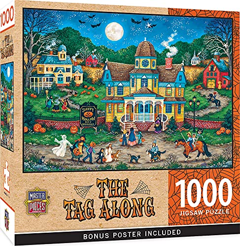 MasterPieces Rompecabezas de Halloween de 1000 piezas - The Tag Along - 19.25 x 26.75 pulgadas miniatura 1