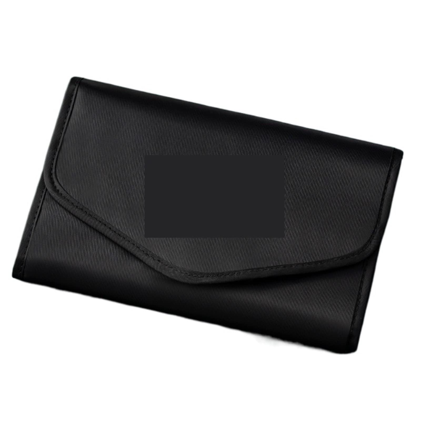 JINGYAN Storage Boxes Travel Jewelry Organizer Portable Folding Bag Storage Bags Necklace Earrings Rings Case Multifunction(Schwarz)