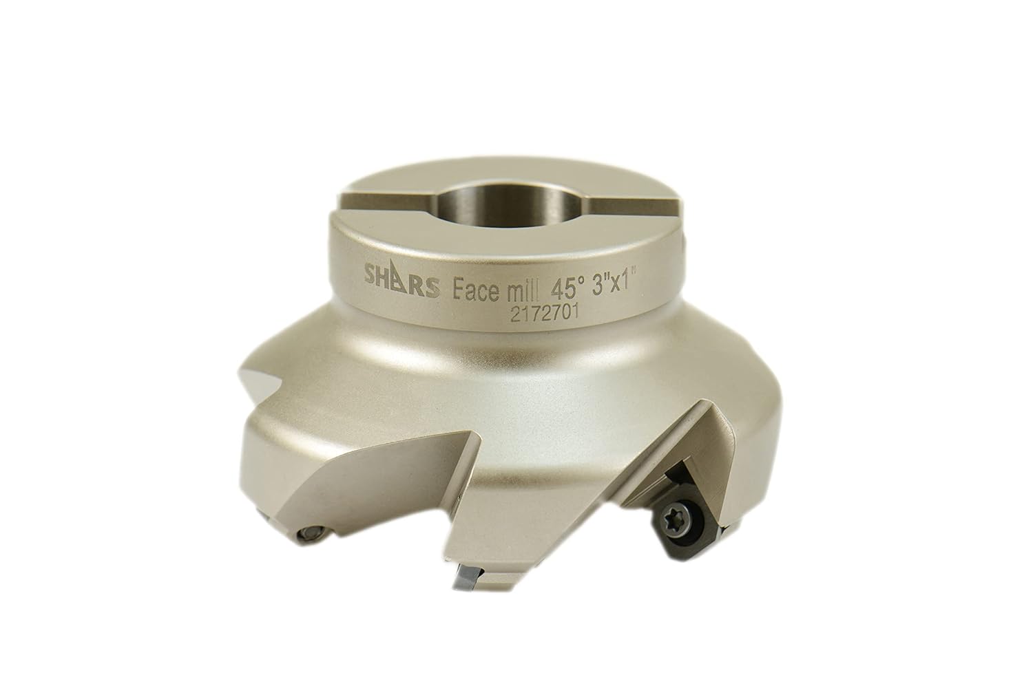 Shars 3" 45° Indexable Face Mill SEET12T3 Insert 6FL 404-2965W P[