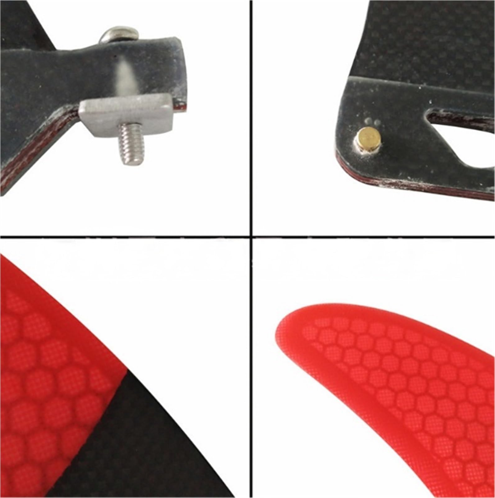 Accesorios For Surf con Aletas, Timón De Cola Panal Simple, Aleta Fibra Vidrio 9 Pulgadas Fácil de reemplazar