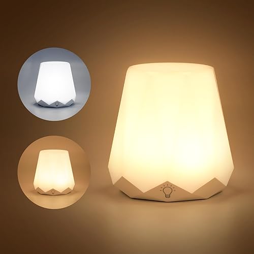 Luz nocturna para niños, luz nocturna recargable regulable de 2 colores para lactancia, dormitorio, cambio de pañales, cuidado de recién nacidos,