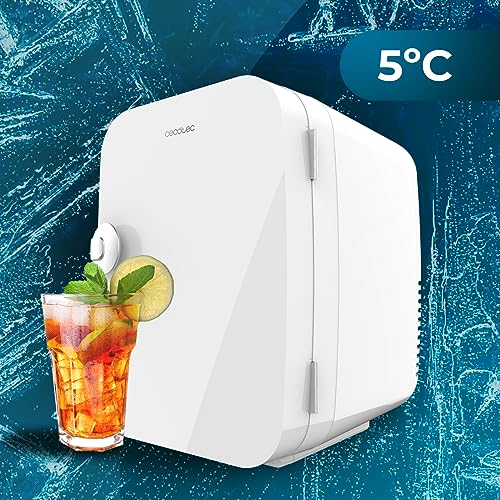 Cecotec Bolero MiniCooling Rio Mini-koelkast, wit, 4 l, werking 12 V-220 V, compatibel met auto en caravan, koel- en verwarmingsfunctie, temperatuurbereik 5-65 graden, eenvoudig transport - Afbeelding 8