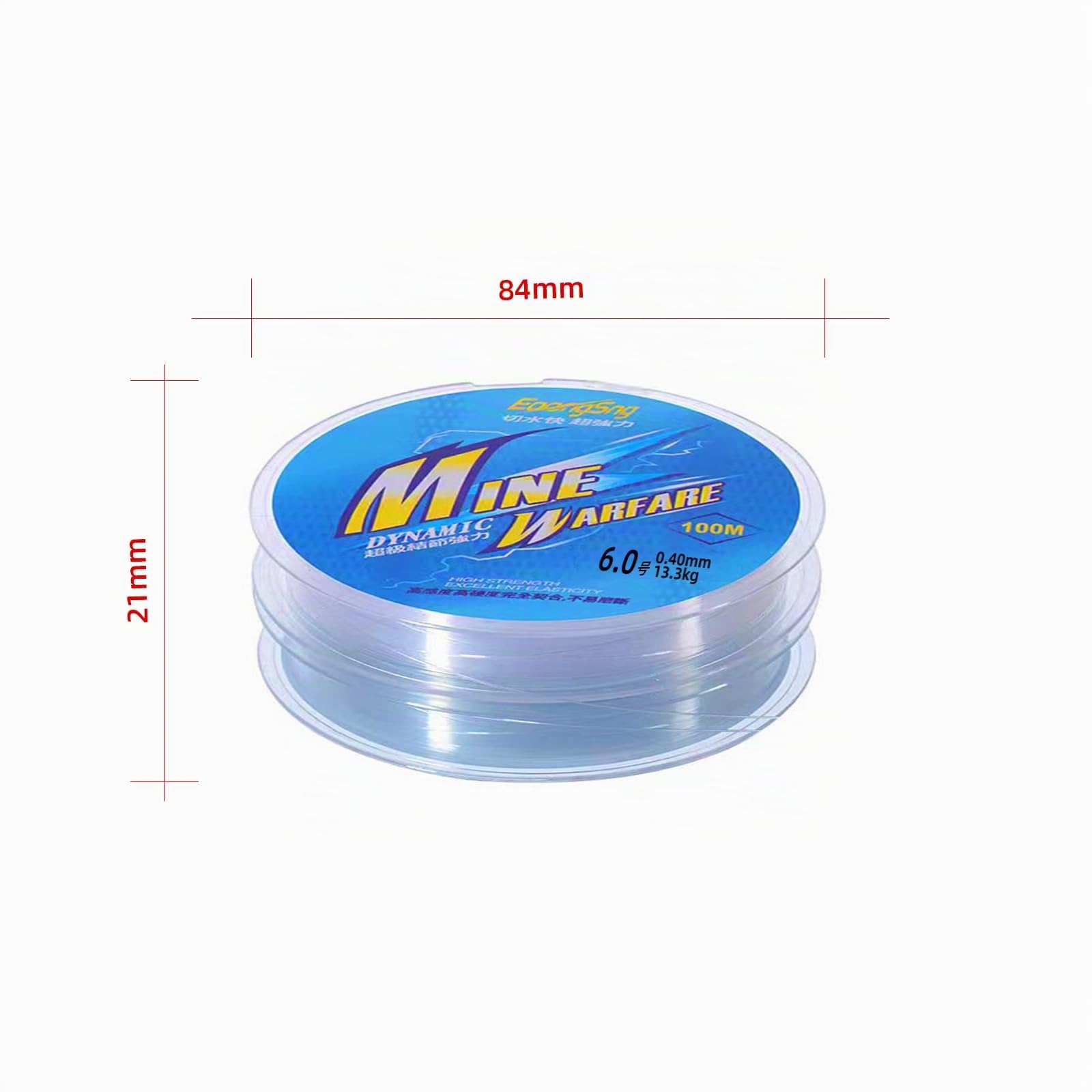 2 Pezzi Linea Da Pesca 100M Nylon Trasparente Resistente Allo Strappo, Corda Extra Forte, Filo Di Nylon Per Pesca