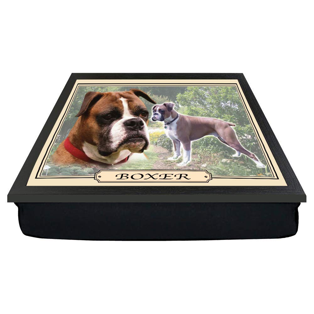 Personalised Gift Products Boxer Dog Breed Gift Lap Tray