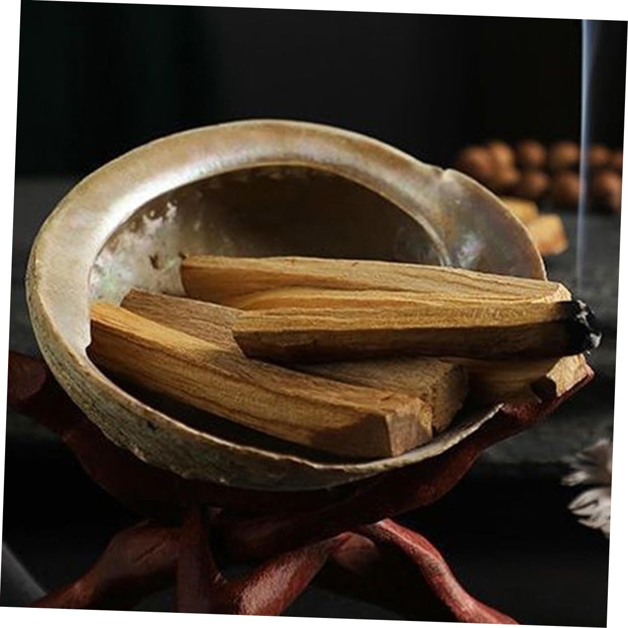 Alipis 10 Piezas Varillas De Madera Sagrada Varillas De Incienso Naturales para Yoga Meditación y Purificación De Espacio Hogar