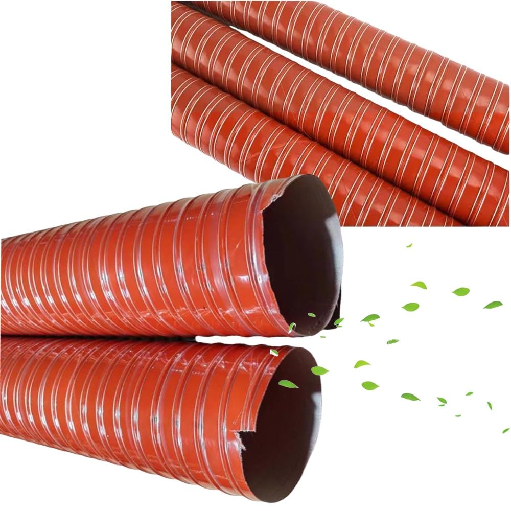 Gaine en Silicone pour Fumées Industrielles et Évacuation de l'Air Chaud