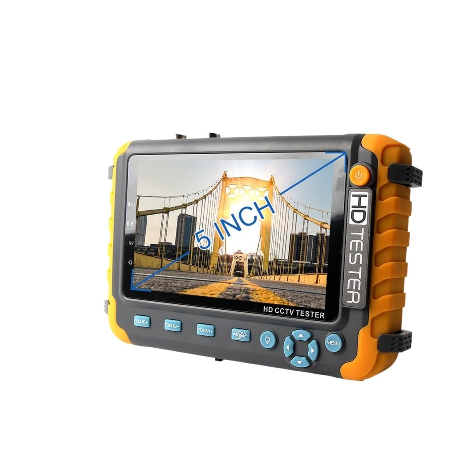 Tester for telecamere di Sicurezza CCTV 8MP 4K Monitor LCD TFT da 5 Pollici for 4 in 1 TVI AHD CVI Tester analogico for telecamere di Sicurezza Test Video | CCTV Tester IV8W