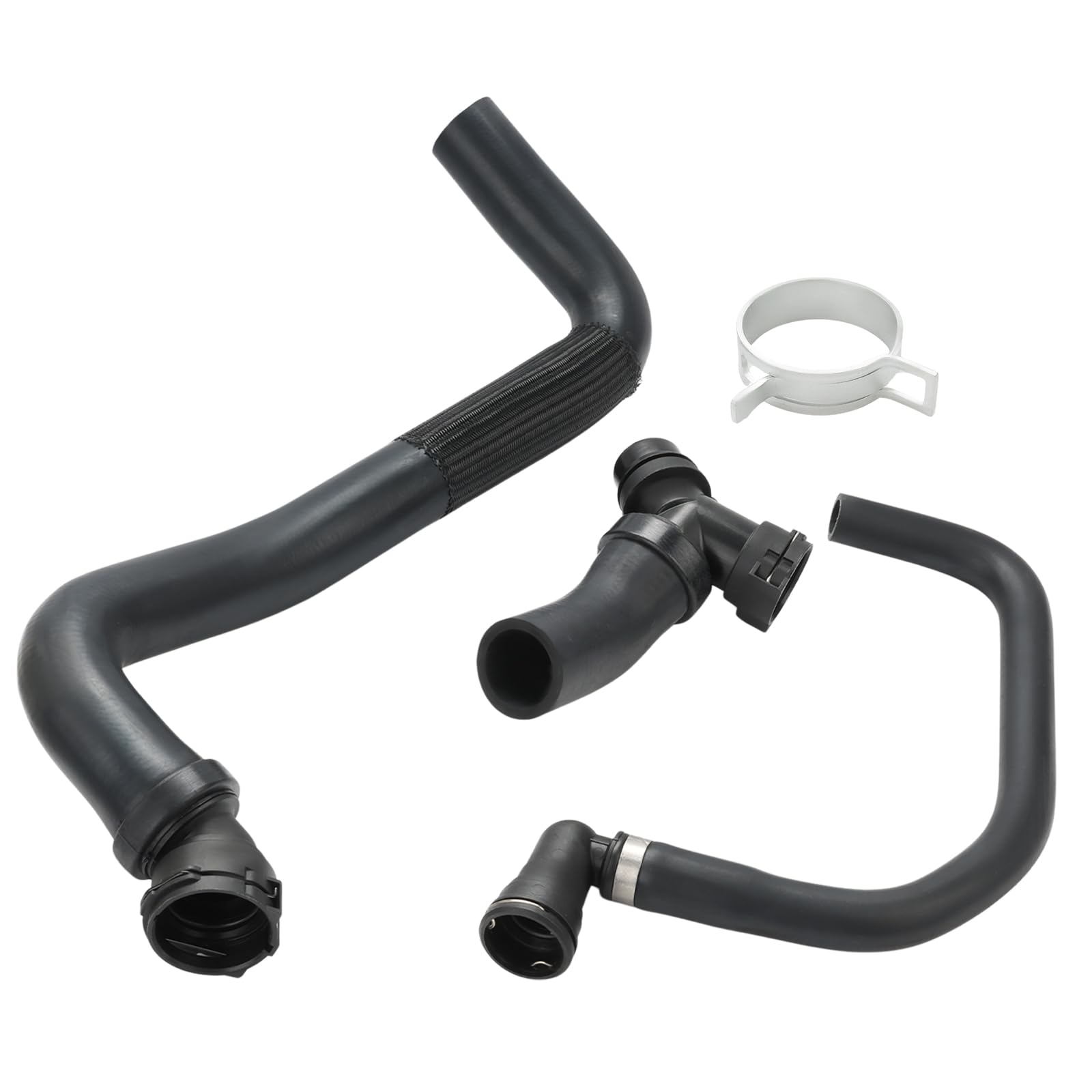 zayody Upper Radiator Hose Y-Connector Lower Degaus Compatible with Ford F150 5.0L 2011 2012 2013 2014 2015 2016 2017 2018 2019 2020 Replacement for