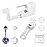 QWALIT Belly Piercing Kit - Belly Button & Navel Piercing Gun - Purple